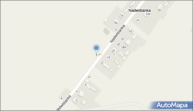 Nadwiślanka, Nadwiślanka, 3, mapa Nadwiślanka