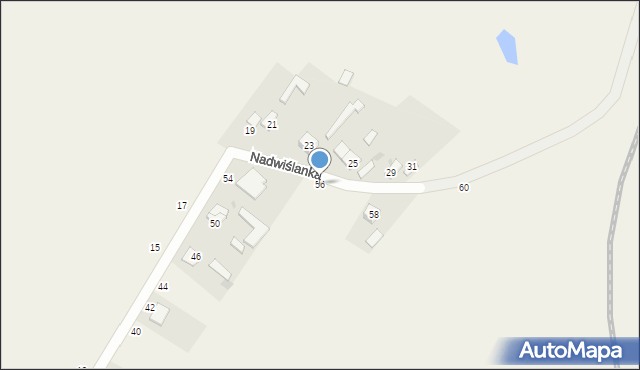 Nadwiślanka, Nadwiślanka, 56, mapa Nadwiślanka