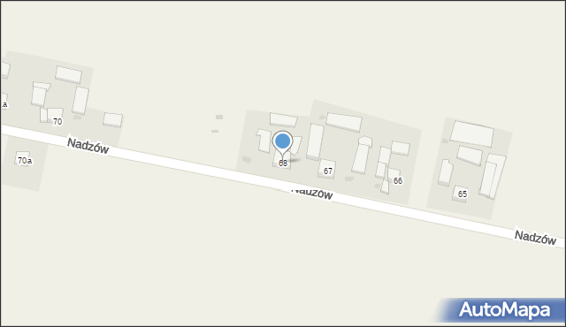 Nadzów, Nadzów, 68, mapa Nadzów