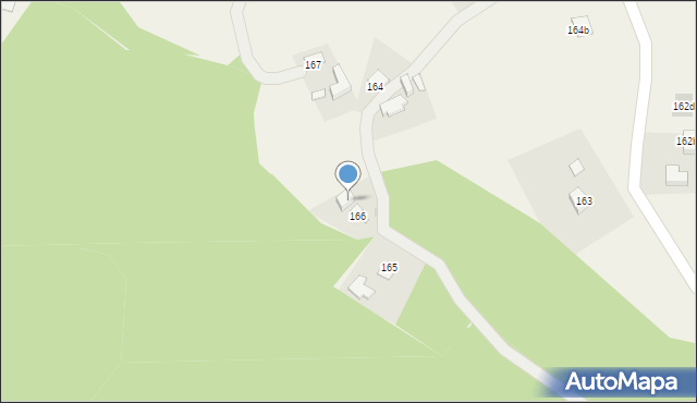 Nagawczyna, Nagawczyna, 166a, mapa Nagawczyna