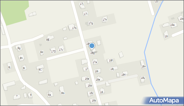 Nagawczyna, Nagawczyna, 18g, mapa Nagawczyna