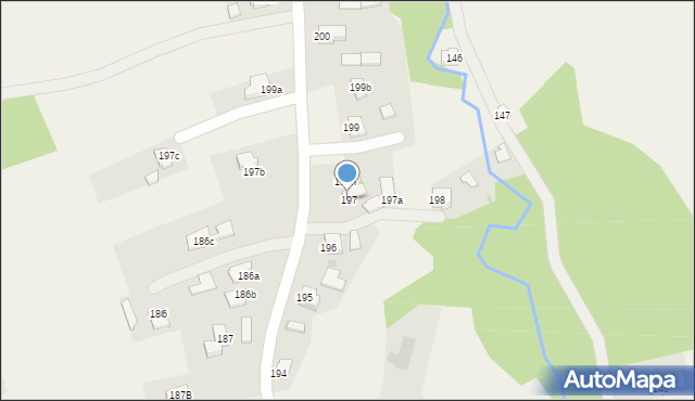 Nagawczyna, Nagawczyna, 197, mapa Nagawczyna