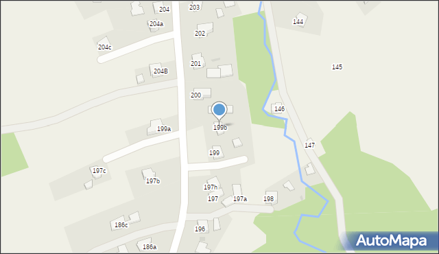 Nagawczyna, Nagawczyna, 199b, mapa Nagawczyna