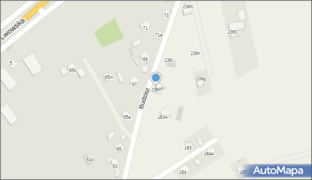 Nagawczyna, Nagawczyna, 236n, mapa Nagawczyna