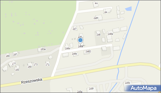 Nagawczyna, Nagawczyna, 246a, mapa Nagawczyna