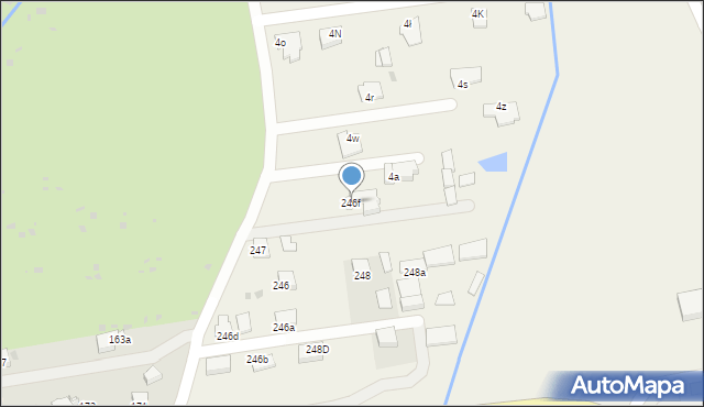 Nagawczyna, Nagawczyna, 246f, mapa Nagawczyna