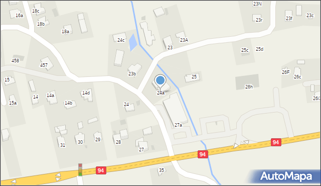 Nagawczyna, Nagawczyna, 24a, mapa Nagawczyna