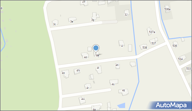 Nagawczyna, Nagawczyna, 4l, mapa Nagawczyna