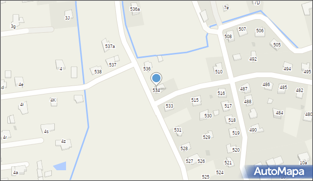 Nagawczyna, Nagawczyna, 534, mapa Nagawczyna