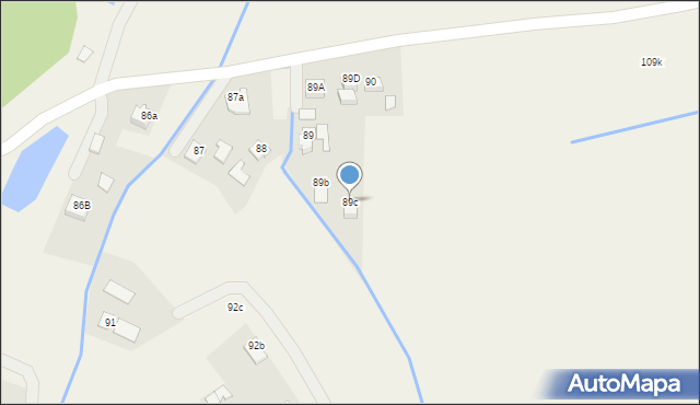 Nagawczyna, Nagawczyna, 89c, mapa Nagawczyna