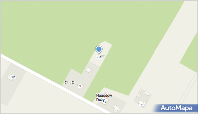 Nagodów, Nagodów, 21a, mapa Nagodów