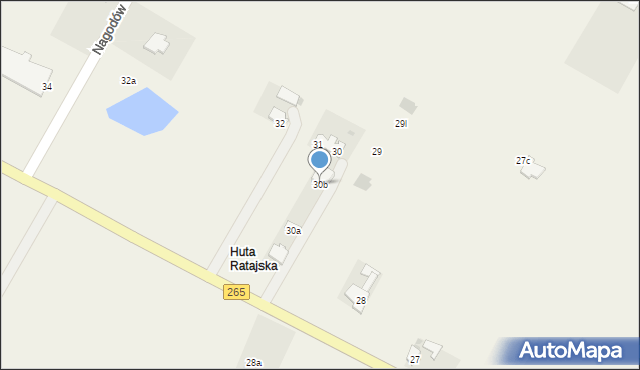 Nagodów, Nagodów, 30b, mapa Nagodów