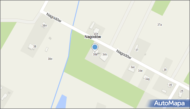 Nagodów, Nagodów, 34a, mapa Nagodów