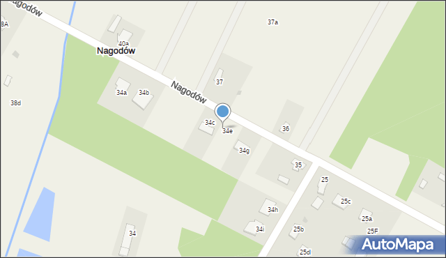 Nagodów, Nagodów, 34d, mapa Nagodów