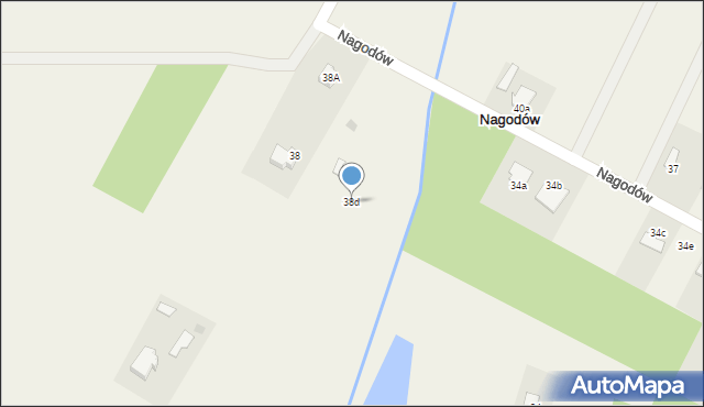 Nagodów, Nagodów, 38d, mapa Nagodów