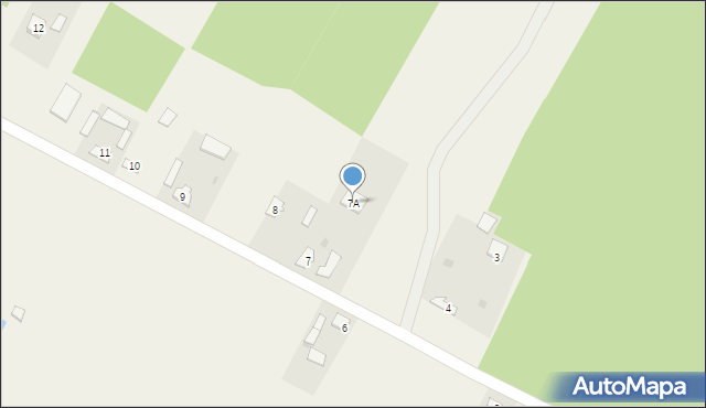 Nagodów, Nagodów, 7A, mapa Nagodów