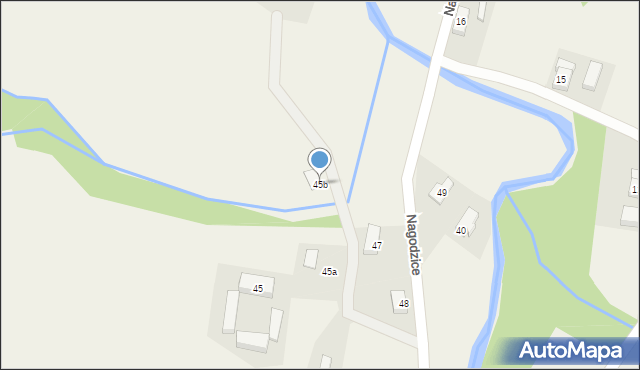 Nagodzice, Nagodzice, 45b, mapa Nagodzice