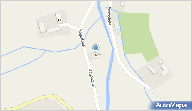 Nagodzice, Nagodzice, 4a, mapa Nagodzice