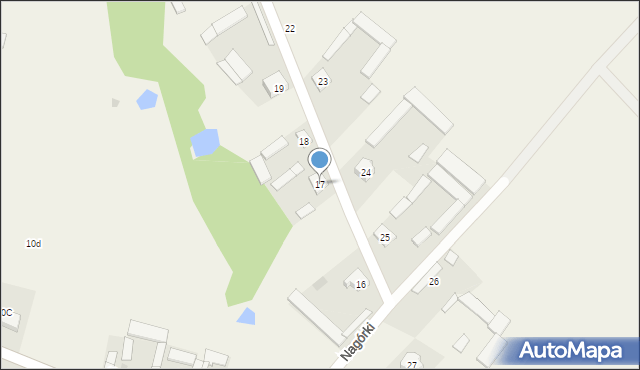 Nagórki, Nagórki, 17, mapa Nagórki