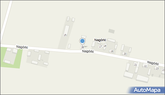 Nagórki, Nagórki, 16, mapa Nagórki