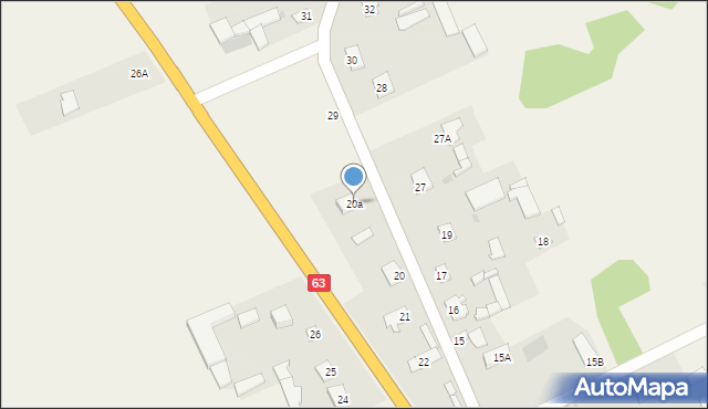 Nagórki-Jabłoń, Nagórki-Jabłoń, 20a, mapa Nagórki-Jabłoń