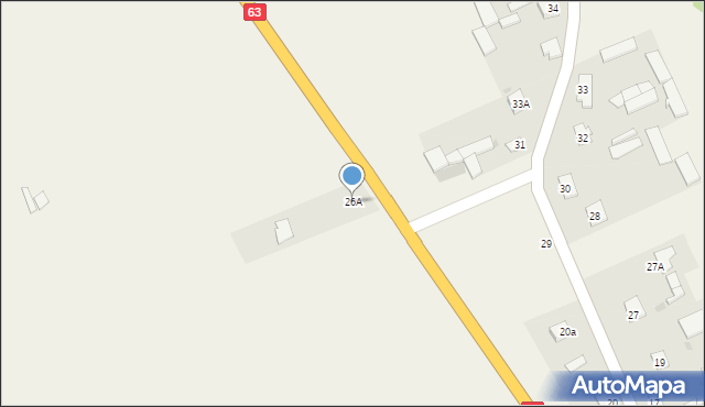 Nagórki-Jabłoń, Nagórki-Jabłoń, 26A, mapa Nagórki-Jabłoń