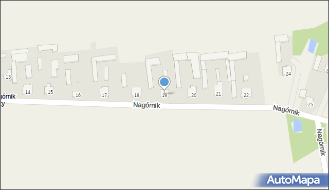 Nagórnik, Nagórnik, 19, mapa Nagórnik