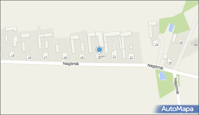 Nagórnik, Nagórnik, 20, mapa Nagórnik