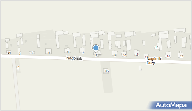 Nagórnik, Nagórnik, 8, mapa Nagórnik
