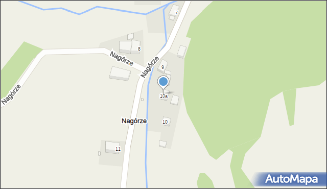 Nagórze, Nagórze, 18A, mapa Nagórze