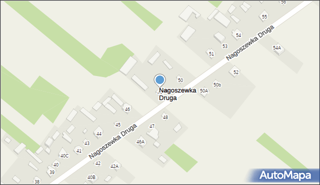 Nagoszewka Druga, Nagoszewka Druga, 49, mapa Nagoszewka Druga