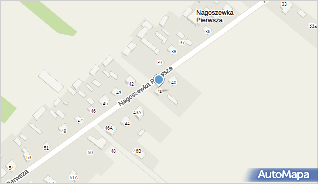 Nagoszewka Pierwsza, Nagoszewka Pierwsza, 41, mapa Nagoszewka Pierwsza