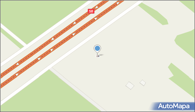 Nagoszewo, Nagoszewo, 1a, mapa Nagoszewo