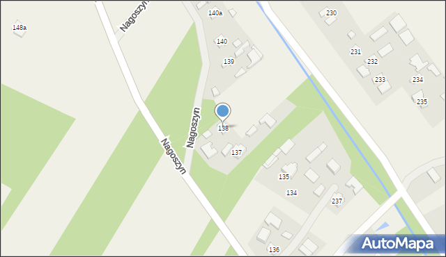 Nagoszyn, Nagoszyn, 138, mapa Nagoszyn
