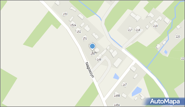 Nagoszyn, Nagoszyn, 150, mapa Nagoszyn