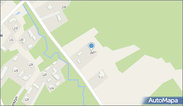 Nagoszyn, Nagoszyn, 240, mapa Nagoszyn