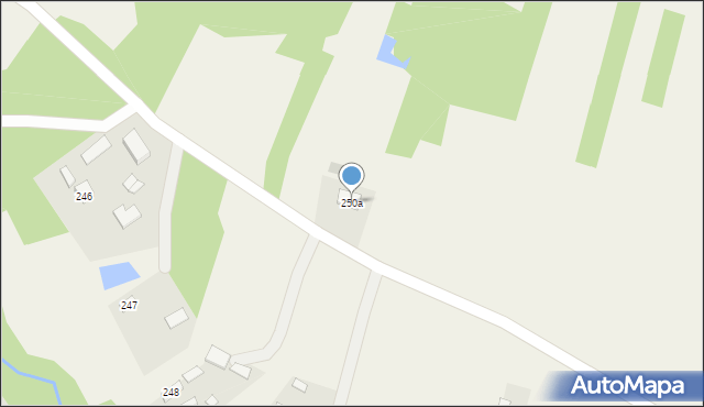 Nagoszyn, Nagoszyn, 250a, mapa Nagoszyn