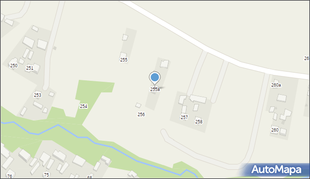 Nagoszyn, Nagoszyn, 255a, mapa Nagoszyn