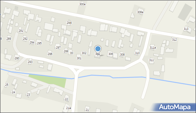 Nagoszyn, Nagoszyn, 305, mapa Nagoszyn