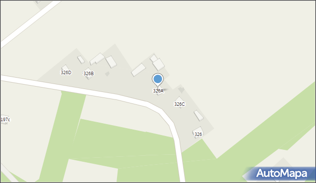 Nagoszyn, Nagoszyn, 326A, mapa Nagoszyn