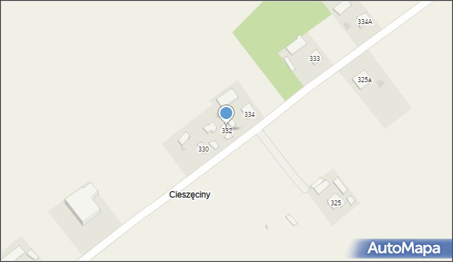 Nagoszyn, Nagoszyn, 332, mapa Nagoszyn