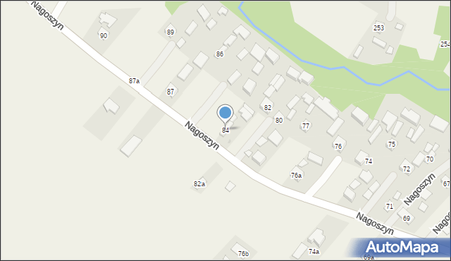 Nagoszyn, Nagoszyn, 84, mapa Nagoszyn