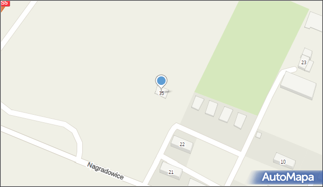 Nagradowice, Nagradowice, 35, mapa Nagradowice
