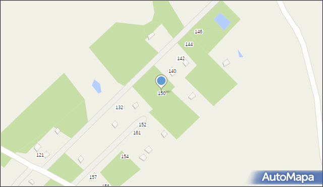 Naguszewo, Naguszewo, 150, mapa Naguszewo