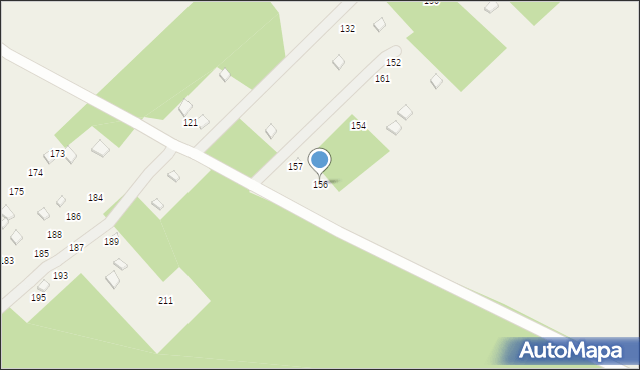 Naguszewo, Naguszewo, 156, mapa Naguszewo