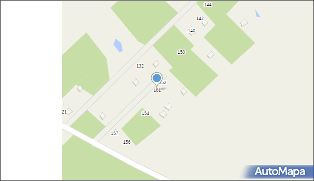 Naguszewo, Naguszewo, 161, mapa Naguszewo