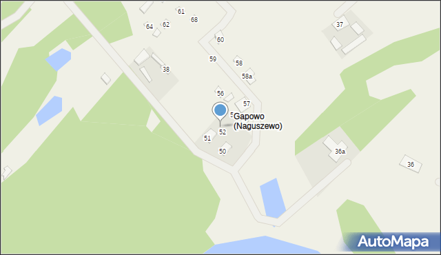 Naguszewo, Naguszewo, 53, mapa Naguszewo
