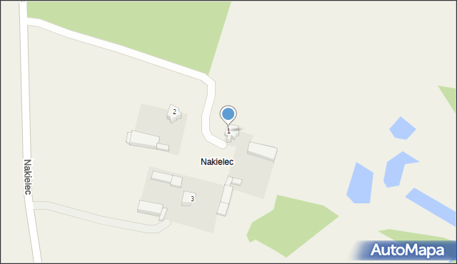 Nakielec, Nakielec, 1, mapa Nakielec