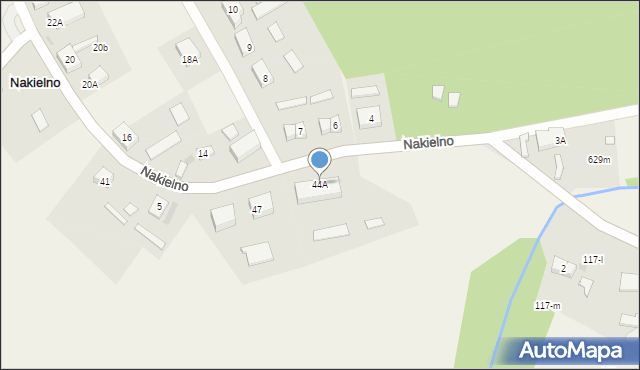 Nakielno, Nakielno, 44A, mapa Nakielno