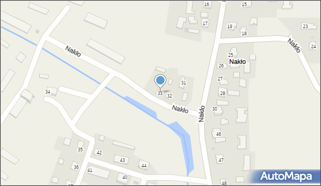 Nakło, Nakło, 33, mapa Nakło